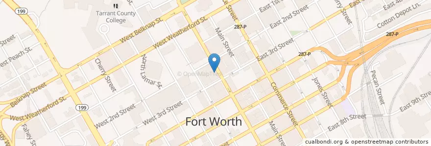 Mapa de ubicacion de Reata en États-Unis D'Amérique, Texas, Tarrant County, Fort Worth.