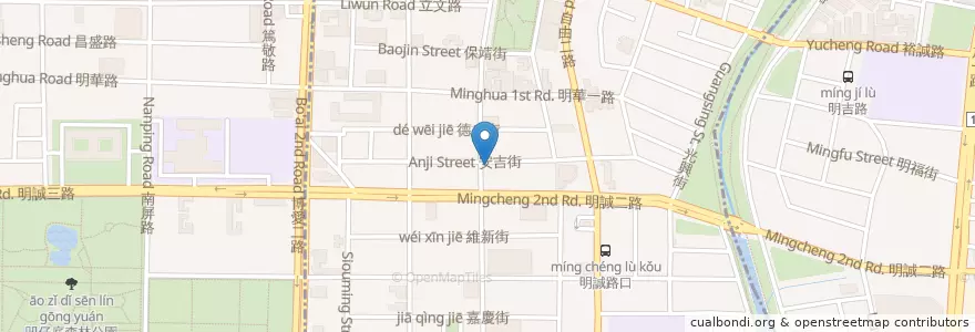 Mapa de ubicacion de 正忠排骨飯富國店 en Taiwan, Kaohsiung, 三民區, 左營區.