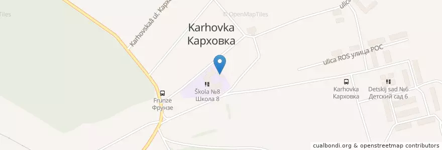Mapa de ubicacion de Столовая en 俄罗斯/俄羅斯, Центральный Федеральный Округ, 布良斯克州, Новозыбковский Городской Округ.