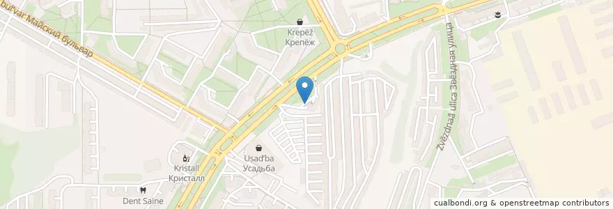 Mapa de ubicacion de Газпром ТЗК №121 en Rússia, Distrito Federal Central, Oblast De Kursk, Курский Район, Городской Округ Курск.