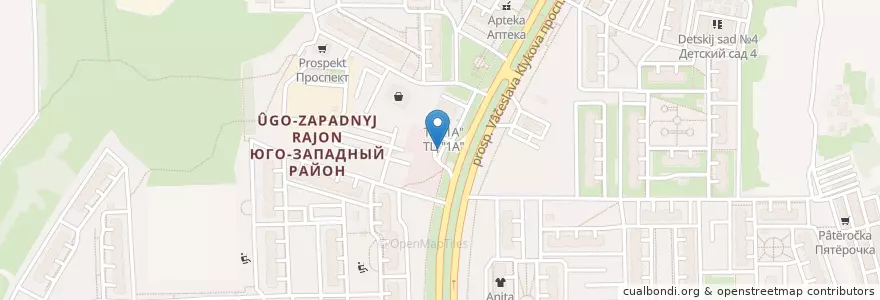 Mapa de ubicacion de Газпром ТЗК №123 en Russland, Föderationskreis Zentralrussland, Oblast Kursk, Курский Район, Городской Округ Курск.