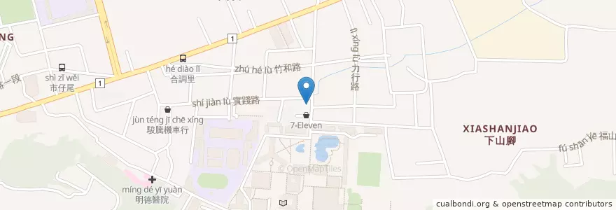 Mapa de ubicacion de 牛媽媽 en Taiwan, 臺灣省, Changhua, 彰化市.