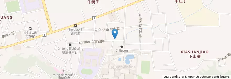 Mapa de ubicacion de 拉亞漢堡 en Taiwan, Taiwan Province, Changhua County, Zhanghua City.