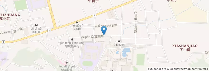 Mapa de ubicacion de Tea's原味 en Taiwan, Taiwan Province, Changhua County, Zhanghua City.