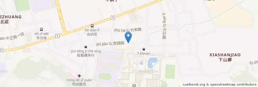 Mapa de ubicacion de 老K (魚土) 魠魚焿 en Taiwan, Taiwan Province, Changhua County, Zhanghua City.