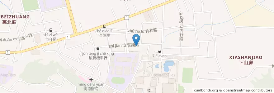Mapa de ubicacion de 小貓咪 en Taiwan, 臺灣省, Condado De Changhua, 彰化市.