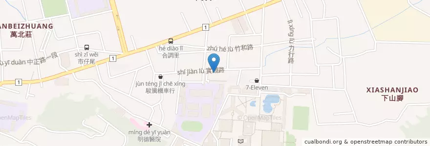 Mapa de ubicacion de 大原蒸餃 en Taiwan, 臺灣省, Condado De Changhua, 彰化市.
