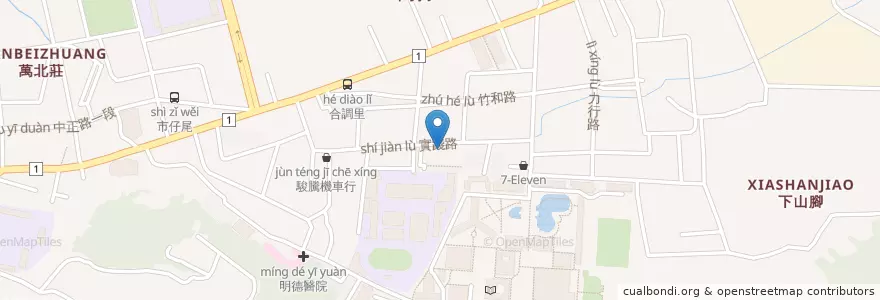 Mapa de ubicacion de 明煌燒臘 en Taiwan, 臺灣省, Condado De Changhua, 彰化市.