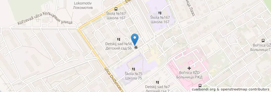 Mapa de ubicacion de Почтовое отделение №33 en ロシア, 沿ヴォルガ連邦管区, ニジニ・ノヴゴロド州, ニジニ・ノヴゴロド管区.