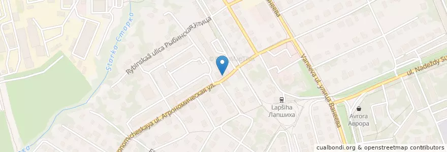 Mapa de ubicacion de Аптечный пункт en ロシア, 沿ヴォルガ連邦管区, ニジニ・ノヴゴロド州, ニジニ・ノヴゴロド管区.