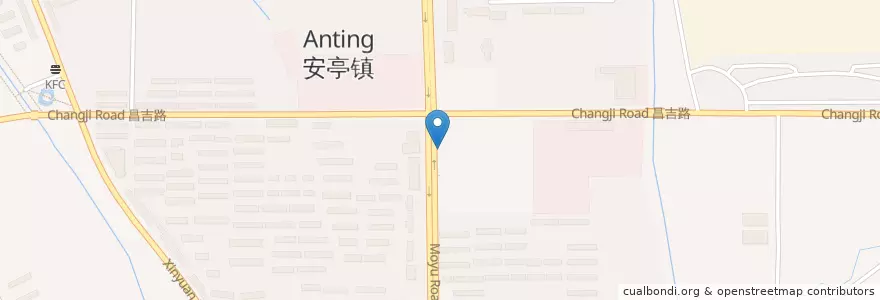 Mapa de ubicacion de Postal Savings Bank of China en China, Shanghái, Jiading.