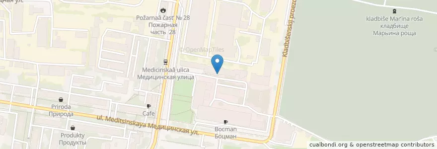 Mapa de ubicacion de Орбита en Rusland, Приволжский Федеральный Округ, Нижегородская Область, Городской Округ Нижний Новгород.