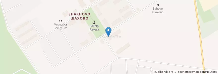 Mapa de ubicacion de Отделение связи №142052 en Russia, Distretto Federale Centrale, Oblast' Di Mosca, Городской Округ Домодедово.