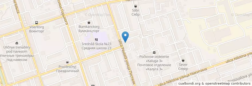 Mapa de ubicacion de Клиника «Доктор Вера» en Russia, Distretto Federale Centrale, Калужская Область, Городской Округ Калуга.