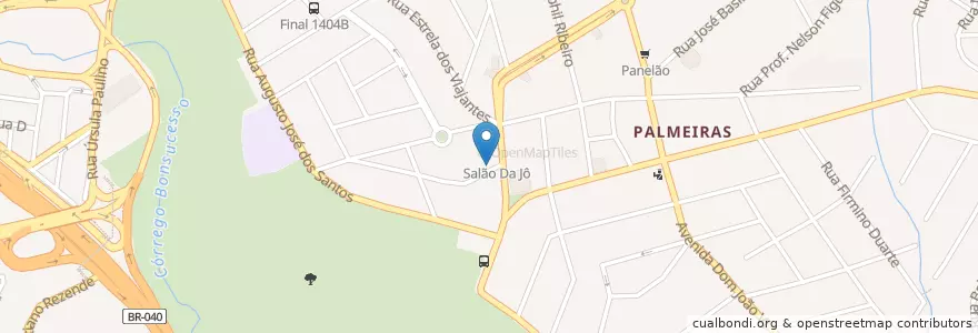 Mapa de ubicacion de Jacka's Bar en 브라질, 남동지방, 미나스제라이스, Região Geográfica Intermediária De Belo Horizonte, Região Metropolitana De Belo Horizonte, Microrregião Belo Horizonte, 벨루오리존치.