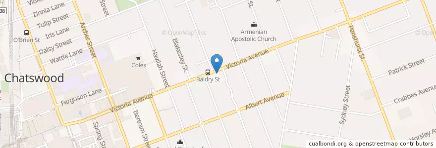 Mapa de ubicacion de Ichimaru Japanese Restaurant en Australia, New South Wales, Willoughby City Council, Sydney.