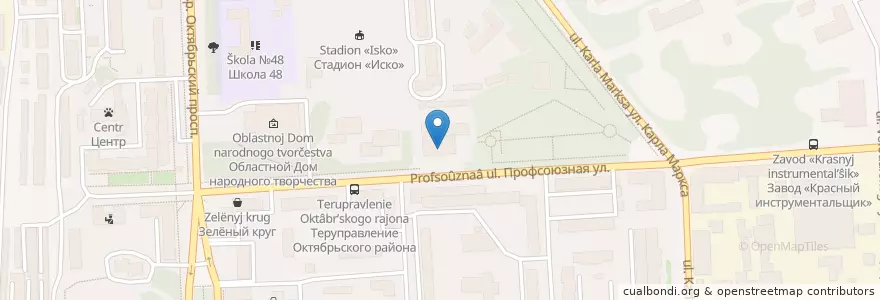 Mapa de ubicacion de Администрация Октябрьского района en Russia, Volga Federal District, Kirov Oblast, Городской Округ Киров.