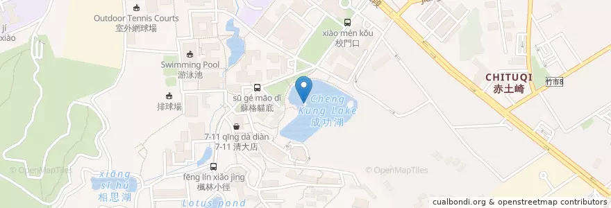Mapa de ubicacion de Mid-Lake Pavilion en Taiwan, Taiwan Province, Hsinchu, East District.