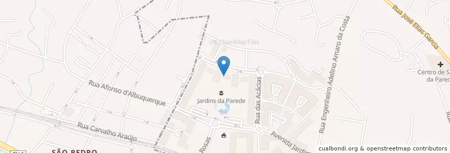 Mapa de ubicacion de CASVET en ポルトガル, Área Metropolitana De Lisboa, Lisboa, Grande Lisboa, Cascais.