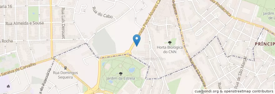 Mapa de ubicacion de Jardim João de Deus en Portekiz, Área Metropolitana De Lisboa, Lisboa, Grande Lisboa, Lizbon, Campo De Ourique.