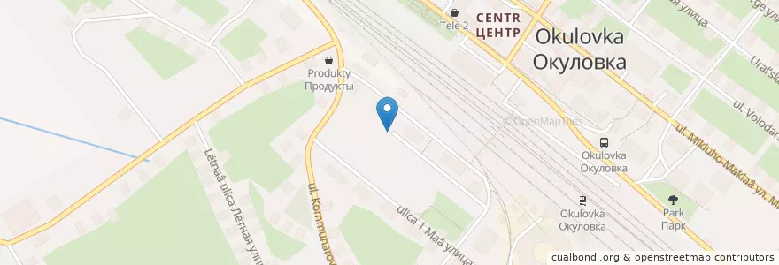 Mapa de ubicacion de Ветлечебница en Russia, Northwestern Federal District, Novgorod Oblast, Okulovsky District, Окуловское Городское Поселение.