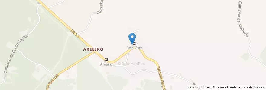 Mapa de ubicacion de Bela Vista en ポルトガル, アゾレス諸島, Faial, Horta, Capelo.