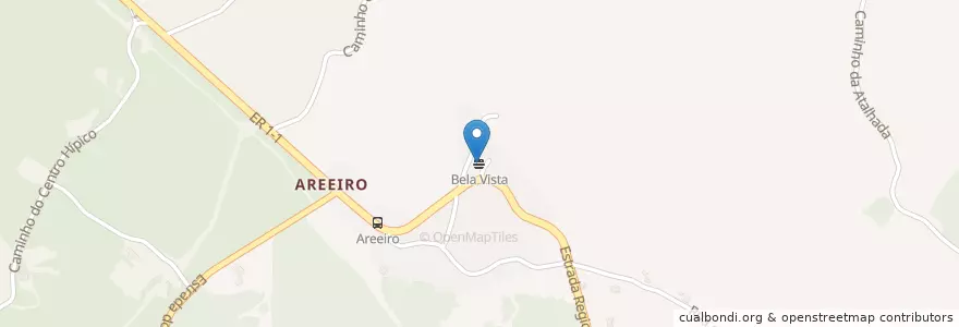 Mapa de ubicacion de Bela Vista en 포르투갈, Açores, Faial, Horta, Capelo.