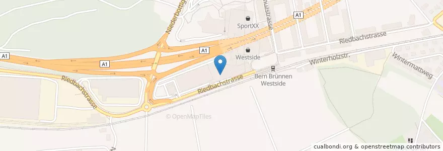 Mapa de ubicacion de McDonald's en Svizzera, Berna, Verwaltungsregion Bern-Mittelland, Verwaltungskreis Bern-Mittelland, Bern.