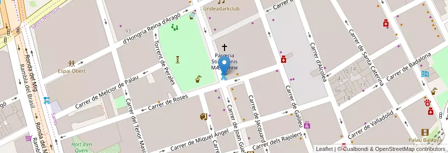 Mapa de ubicacion de 192 - Joan Güell 50 en اسپانیا, Catalunya, Barcelona, Barcelonès, Barcelona.