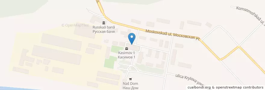 Mapa de ubicacion de Опер.касса №2612/02 en Russland, Föderationskreis Zentralrussland, Oblast Rjasan, Касимовский Район, Городской Округ Касимов.