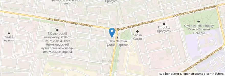 Mapa de ubicacion de Аптека Района en ロシア, 沿ヴォルガ連邦管区, ニジニ・ノヴゴロド州, ニジニ・ノヴゴロド管区.