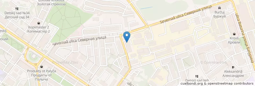 Mapa de ubicacion de Смайл en روسيا, Центральный Федеральный Округ, فلاديمير أوبلاست, Городской Округ Владимир.