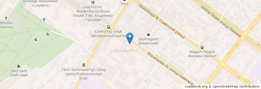 Mapa de ubicacion de Алина en 러시아, 남부연방관구, Ростовская Область, Городской Округ Шахты.