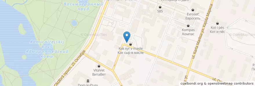 Mapa de ubicacion de Меди Плюс en Rusland, Северо-Западный Федеральный Округ, Oblast Leningrad, Гатчинский Район, Гатчинское Городское Поселение.