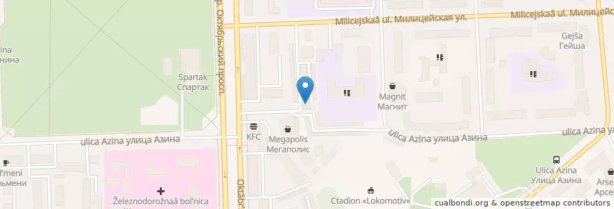 Mapa de ubicacion de Бриз en Rusia, Приволжский Федеральный Округ, Óblast De Kírov, Городской Округ Киров.
