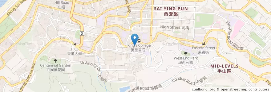 Mapa de ubicacion de 太平洋咖啡 en 中国, 广东省, 香港, 香港島, 新界, 中西區.
