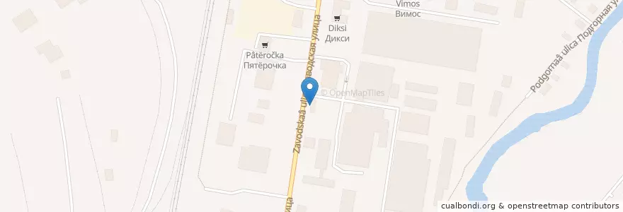 Mapa de ubicacion de Невис en ロシア, 北西連邦管区, レニングラード州, Гатчинский Район, Сиверское Городское Поселение.