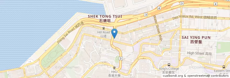 Mapa de ubicacion de DBS en 中国, 广东省, 香港 Hong Kong, 香港島 Hong Kong Island, 新界 New Territories, 中西區 Central And Western District.