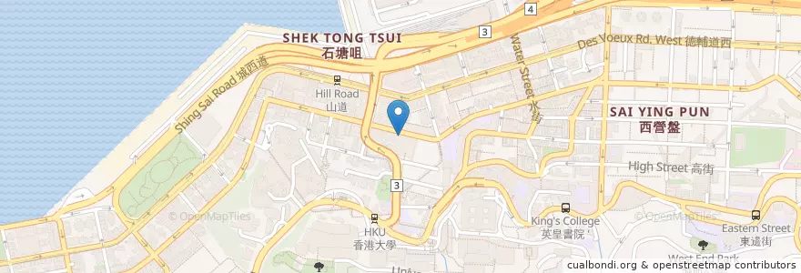 Mapa de ubicacion de 石塘咀公共圖書館 Shek Tong Tsui Public Library en چین, گوانگ‌دونگ, هنگ‌کنگ, جزیره هنگ کنگ, 新界 New Territories, 中西區 Central And Western District.
