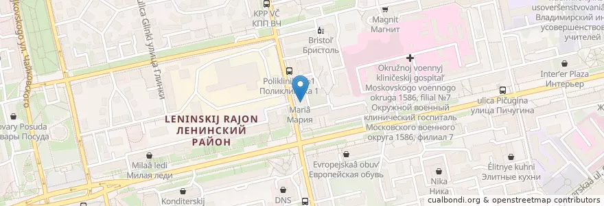 Mapa de ubicacion de Аптека экспресс en ロシア, 中央連邦管区, Владимирская Область, Городской Округ Владимир.