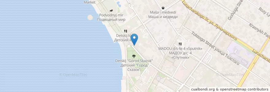Mapa de ubicacion de Венский Двор en Rusia, Южный Федеральный Округ, Krai De Krasnodar, Городской Округ Геленджик.