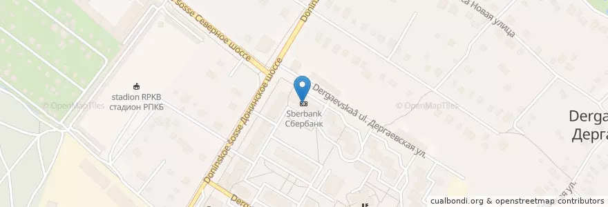 Mapa de ubicacion de Сбербанк en Rusia, Distrito Federal Central, Óblast De Moscú, Раменский Городской Округ.