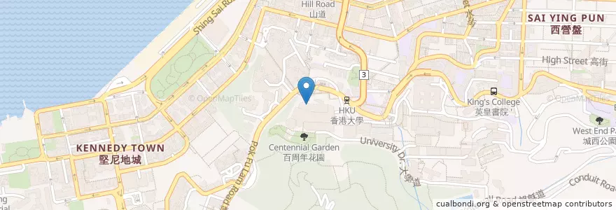 Mapa de ubicacion de 一念素食 Bijas Vegetarian en الصين, غوانغدونغ, هونغ كونغ, جزيرة هونغ كونغ, الأقاليم الجديدة, 中西區 Central And Western District.