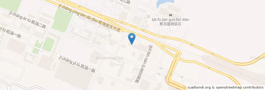 Mapa de ubicacion de 中国银行 en چین, استان هنان, ژنگژو, 新郑市.