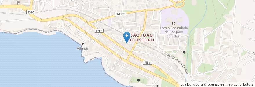 Mapa de ubicacion de Santini en Portugal, Área Metropolitana De Lisboa, Lisbon, Grande Lisboa, Cascais, Cascais E Estoril.