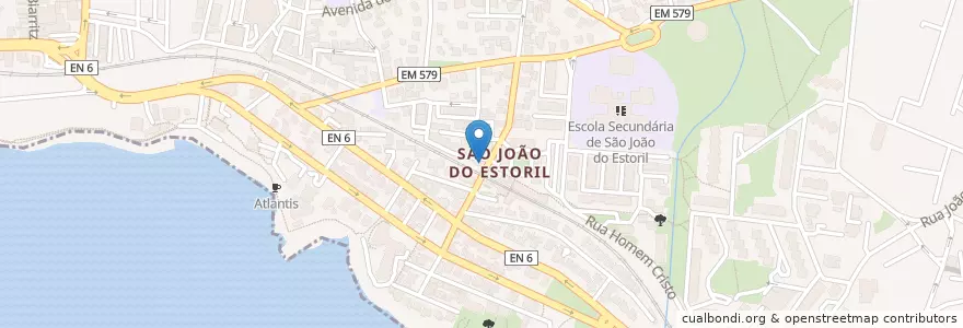 Mapa de ubicacion de Cantina da Linha en Portugal, Metropolregion Lissabon, Lissabon, Großraum Lissabon, Cascais, Cascais E Estoril.