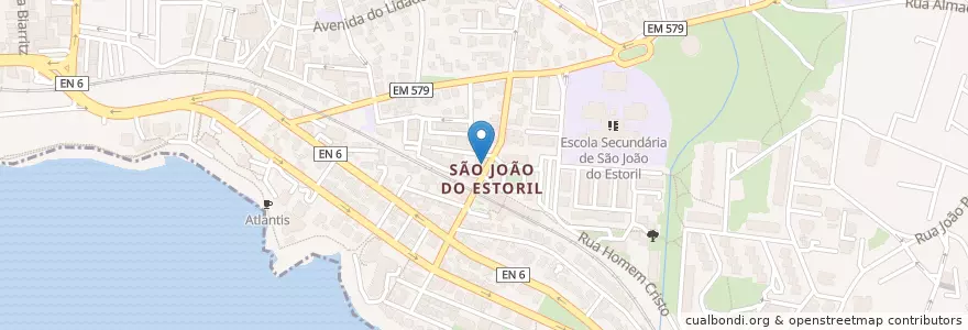 Mapa de ubicacion de Millennium bcp en Portugal, Metropolregion Lissabon, Lissabon, Großraum Lissabon, Cascais, Cascais E Estoril.