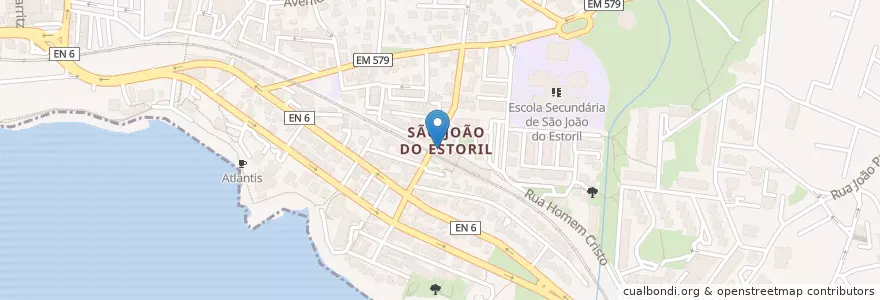 Mapa de ubicacion de Intensamente en Portugal, Metropolregion Lissabon, Lissabon, Großraum Lissabon, Cascais, Cascais E Estoril.