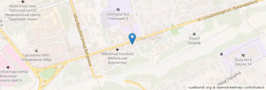 Mapa de ubicacion de Медмарк-клиника en Rusland, Centraal Federaal District, Владимирская Область, Городской Округ Владимир.