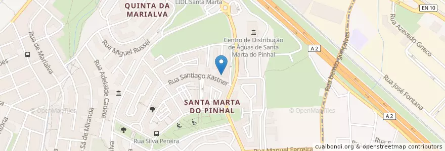 Mapa de ubicacion de Millennium bcp en پرتغال, Área Metropolitana De Lisboa, ستوبال, Península De Setúbal, Seixal, Corroios.
